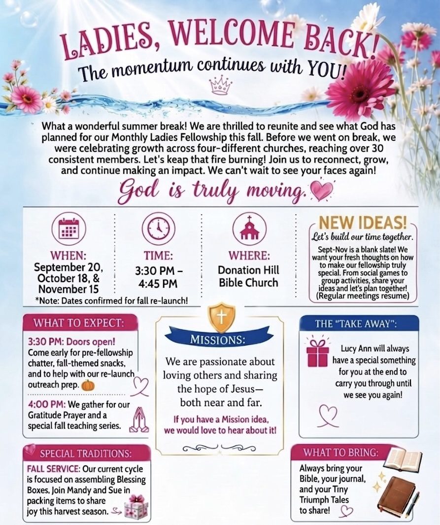 Ladies Fellowship Group!