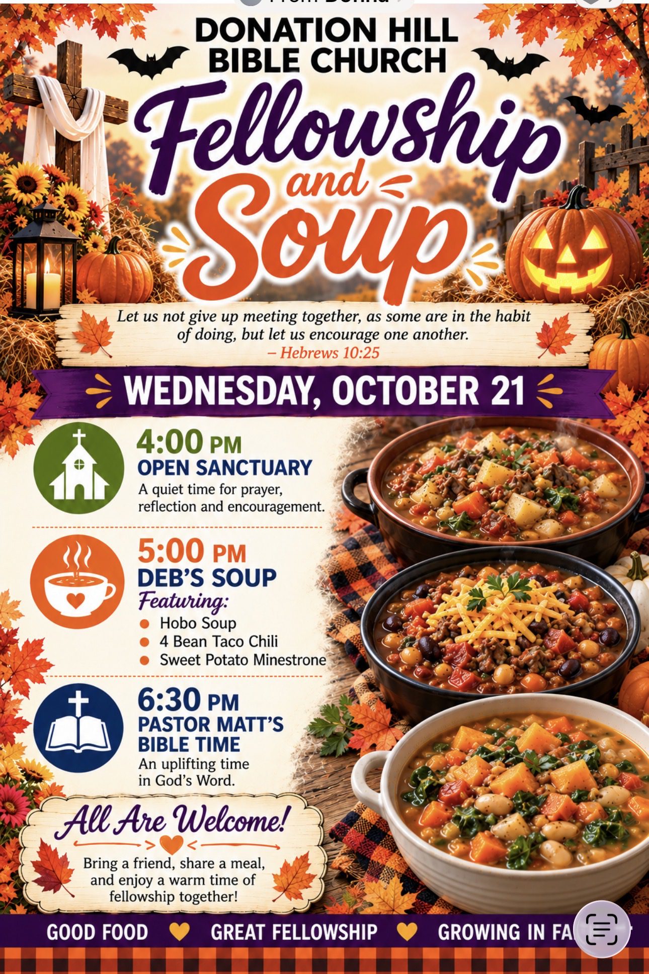 FELLOWSHIP AND SOUP